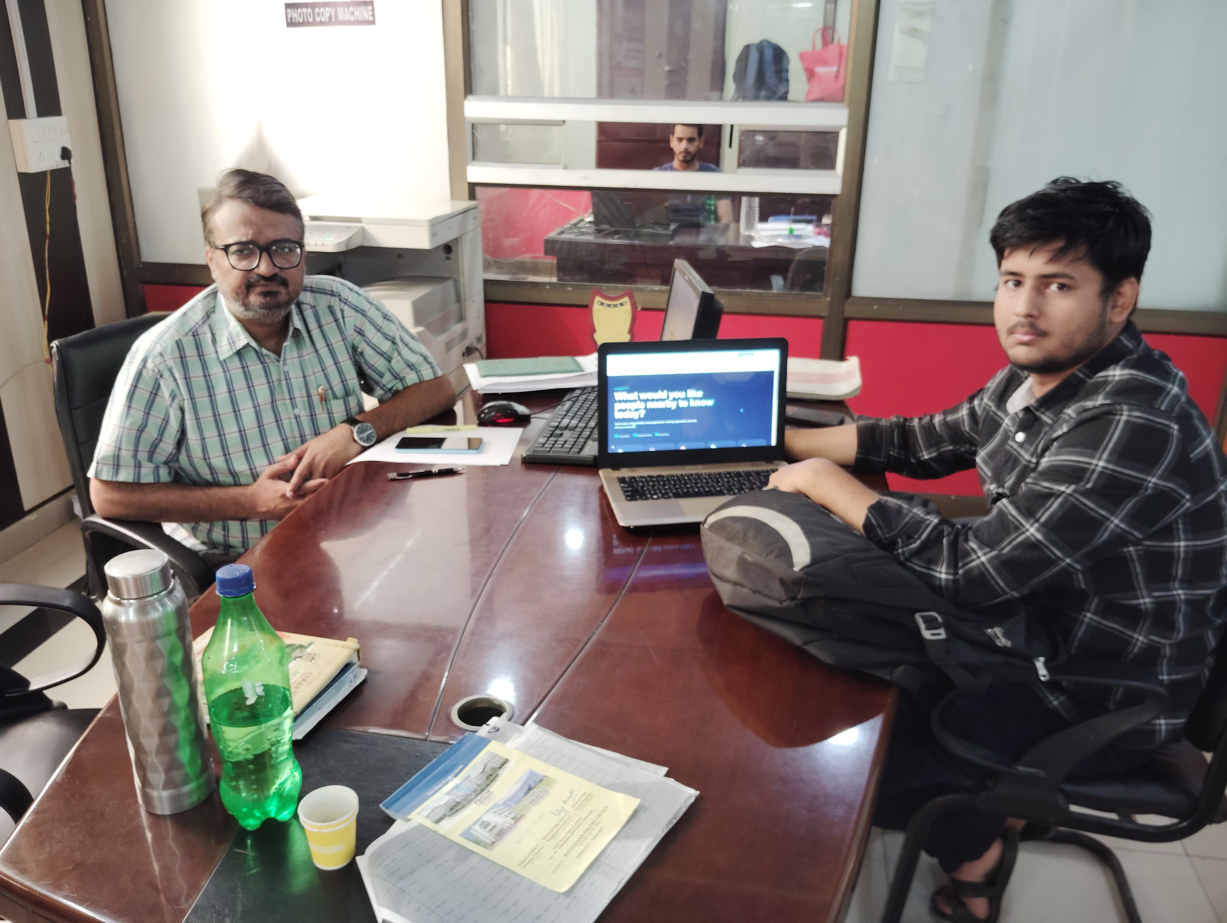 E-Cell office at B-Block, MPG Lucknow
