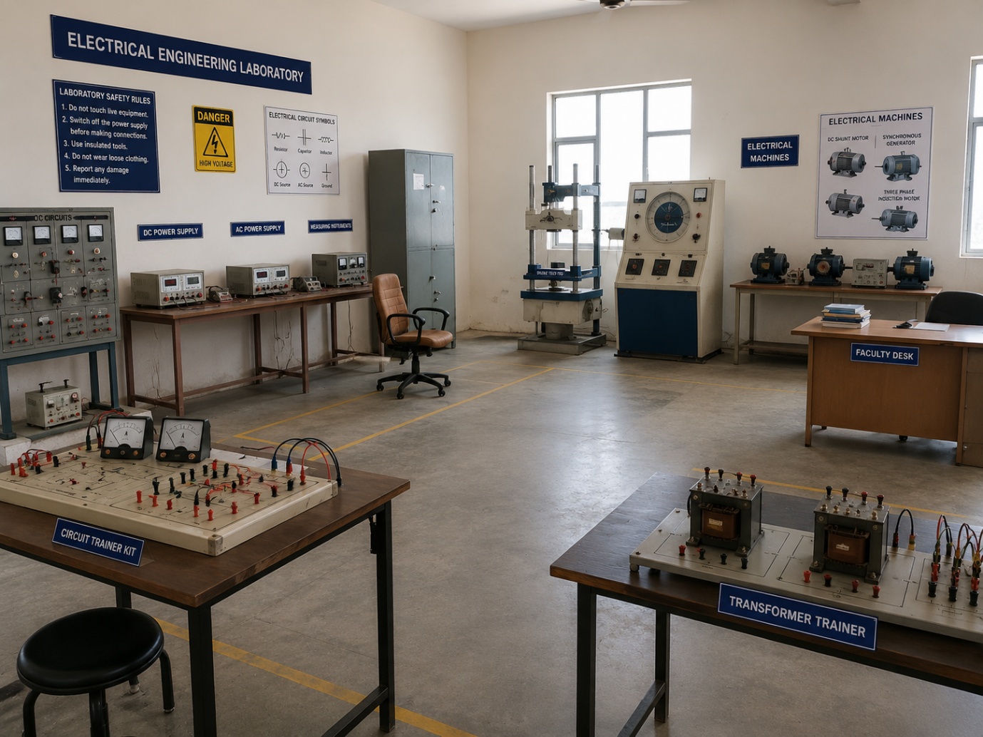 Electrical Lab at MITS Lucknow
