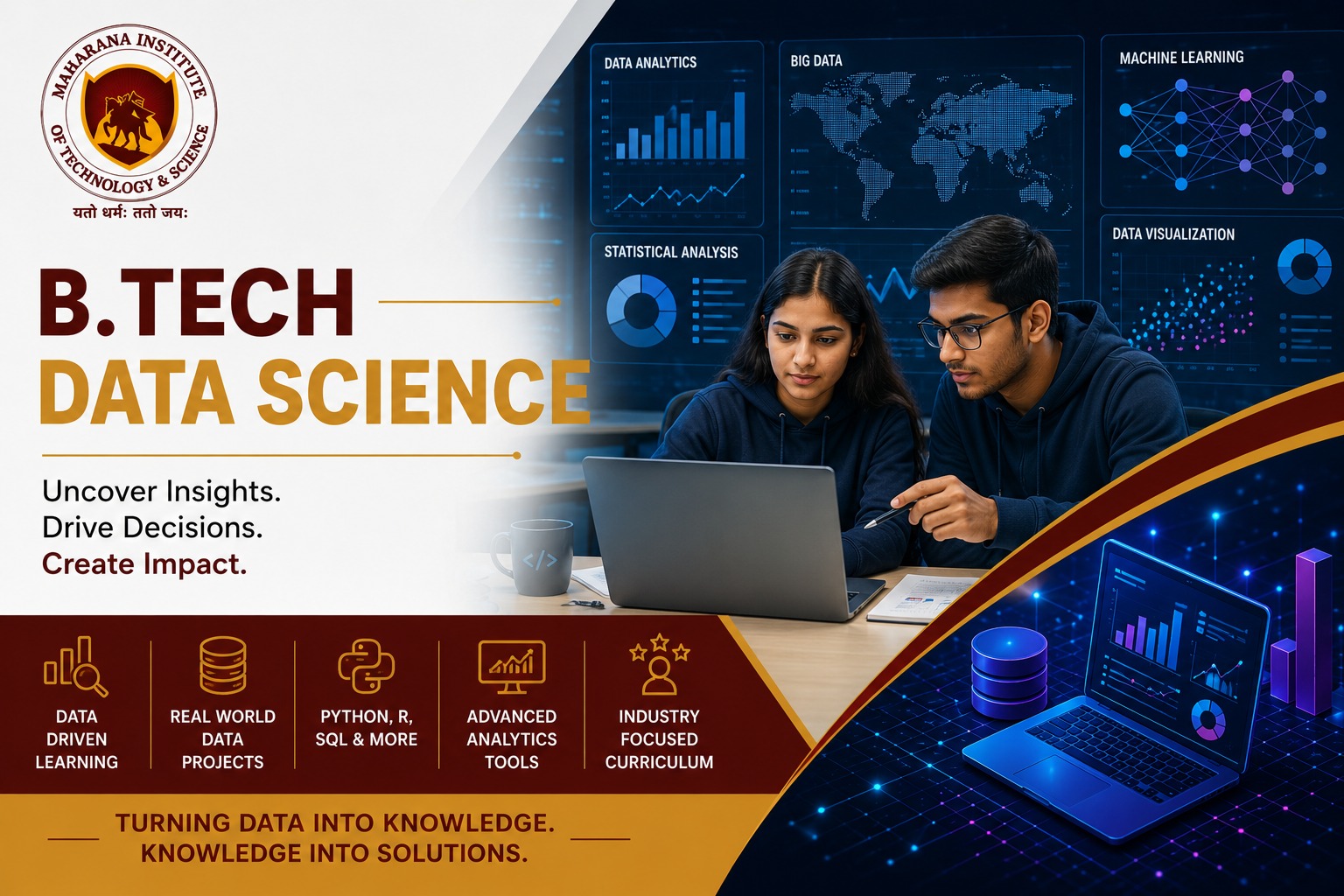 B.Tech Data Science at MITS Lucknow